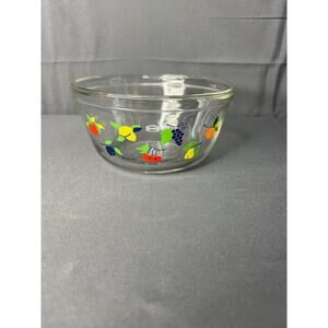 Vintage 1990 Anchor Hocking Fruit Bowl 6"